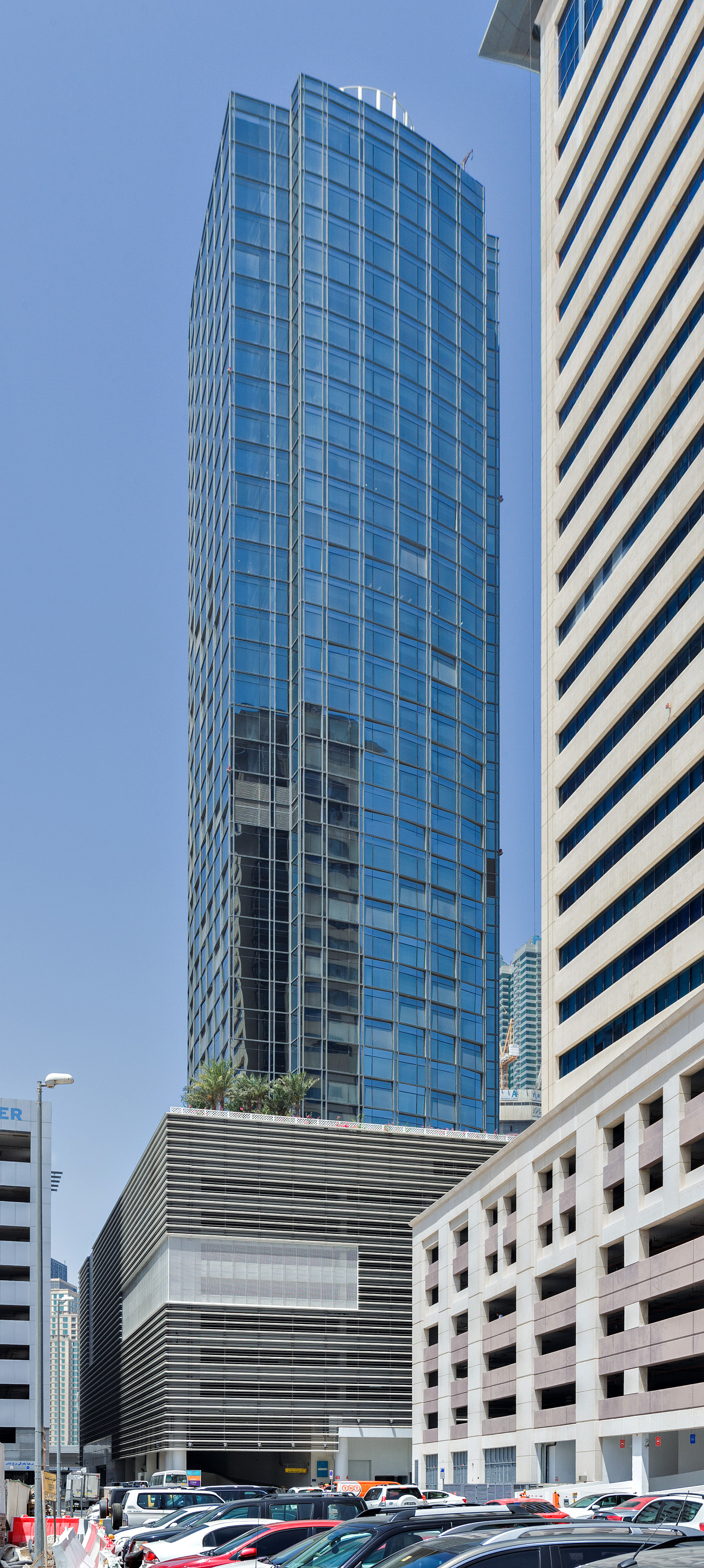 Media One Tower, Dubai - View from the northeast. © Mathias Beinling
